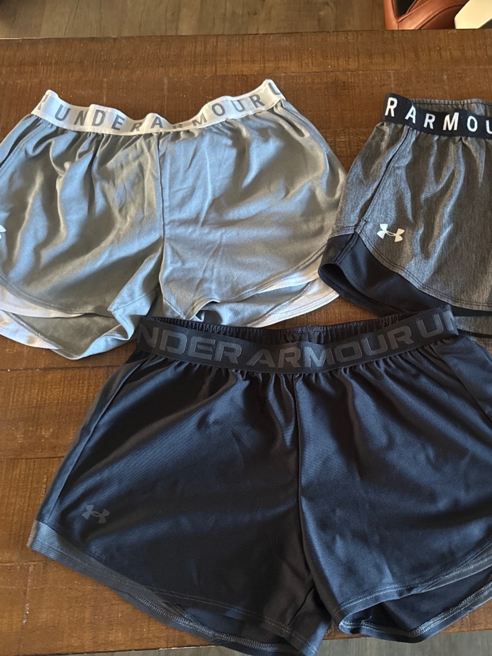 3 pair Women’s Under Armour shorts
